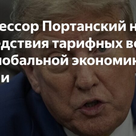 Последствия торговых войн для мировой экономики и России: мнение профессора Портанского