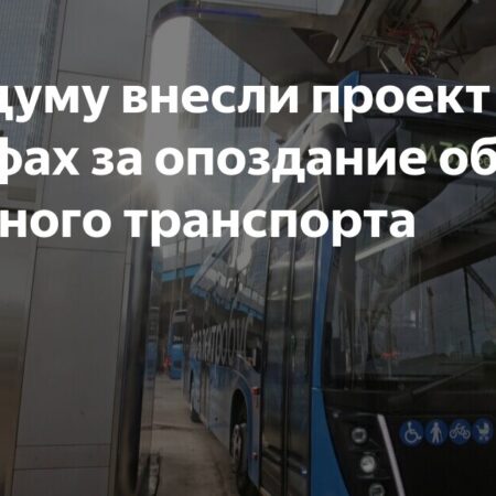 Перевозчиков наземного транспорта могут начать штрафовать за опоздания