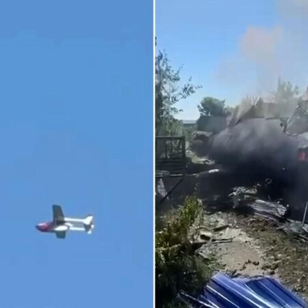 В Казани упал тяжелый беспилотник “Альтиус”