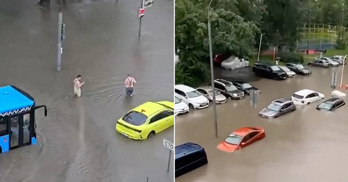 Preview Ливень затопил Москву