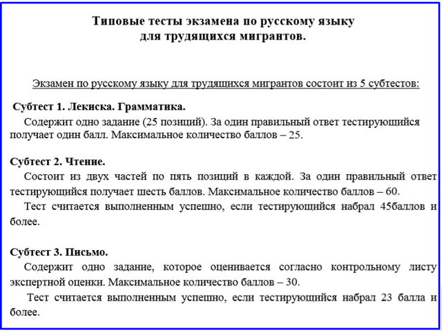Preview Экзамены для мигрантов по русскому языку: Необходимость или барьер?