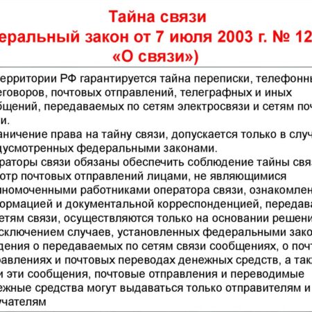Поправки о связи и информации: новые правила и разъяснения