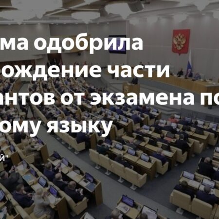 Госдума одобрила отмену экзамена по русскому для части мигрантов во втором чтении