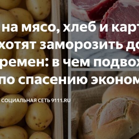 Заморозка цен на мясо, хлеб и картофель: подводные камни предложения
