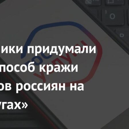 Мошенники придумали новый способ кражи аккаунтов россиян на «Госуслугах»