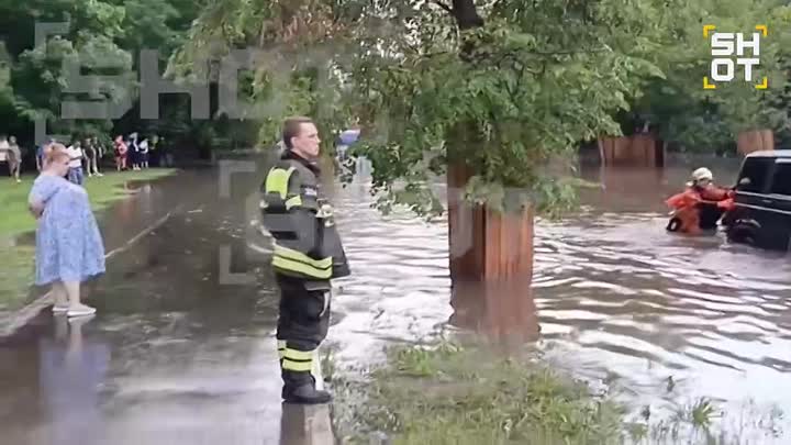 Preview Запад Москвы затопило после мощного ливня