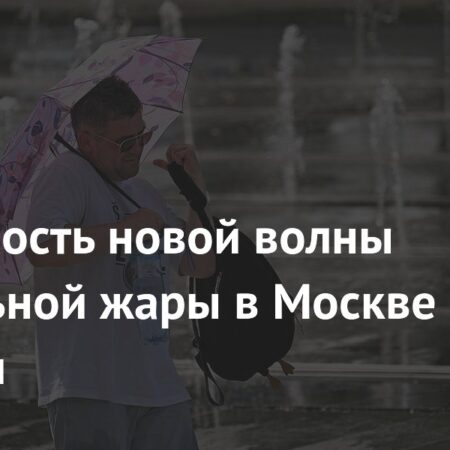 Московский регион ожидает новую волну жары