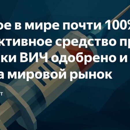 Первый препарат для профилактики ВИЧ одобрен и выходит на мировой рынок