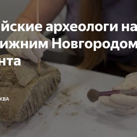 Древний артефакт в сердце Нижнего Новгорода: найден зуб мамонта