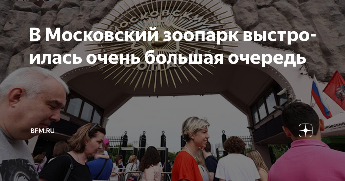 Preview В Московском зоопарке выстроилась необычно длинная очередь