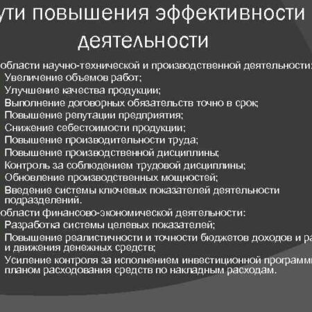 Пути повышения эффективности труда в России: вызовы и решения