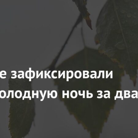 Москва Пережила Самую Холодную Ночь за Два Месяца
