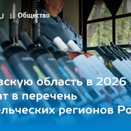 Подмосковье в 2026 году включат в перечень винодельческих регионов России