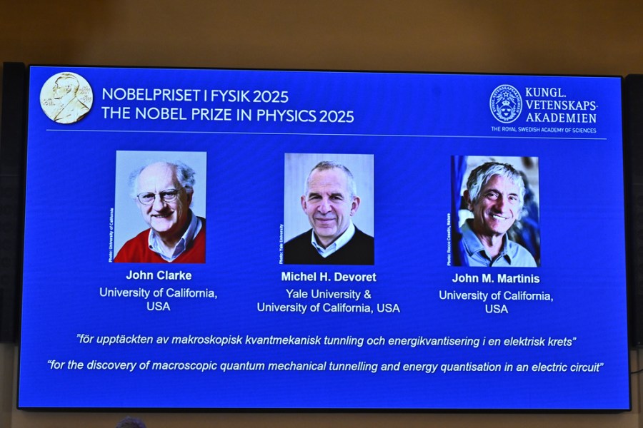 Preview Лауреаты Нобелевской премии по физике 2025 года отмечены за революционные открытия в квантовой механике