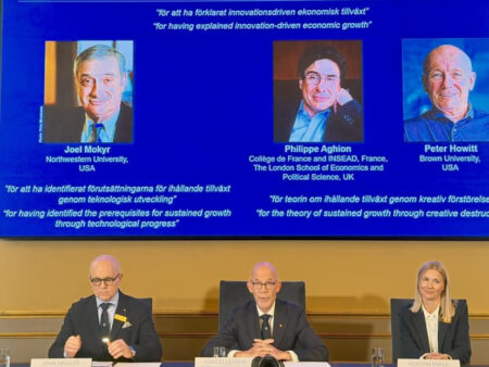 Нобелевская премия по экономике 2025: Отмечены исследования инновационного роста