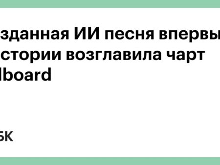 В топы музыкальных чартов все чаще попадают ИИ-композиции