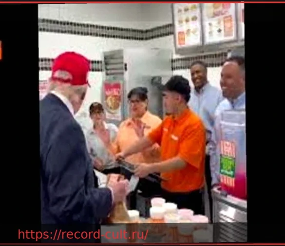 Трамп в Whataburger в Техасе: Угостил всех посетителей ресторана