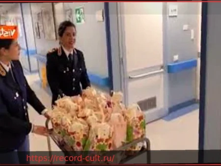 Полиция Италии посетила Спинальное отделение больницы CTO в Риме по случаю Пасхи