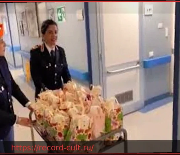 Полиция Италии посетила Спинальное отделение больницы CTO в Риме по случаю Пасхи